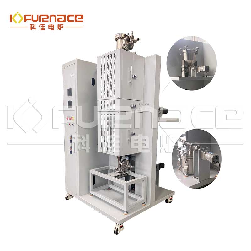 （連續(xù)進(jìn)出料）雙溫區(qū)立式流化床