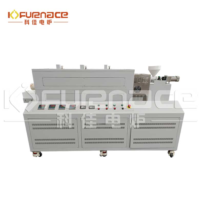 特氟龍料斗三溫區(qū)旋轉(zhuǎn)管式爐